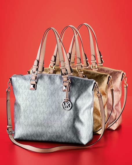 michael kors jet set metallic multifunction satchel|michael michael kors jet set multifunction satchel .